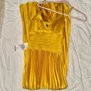 BCBGMaxAzria Radiant Yellow Dress